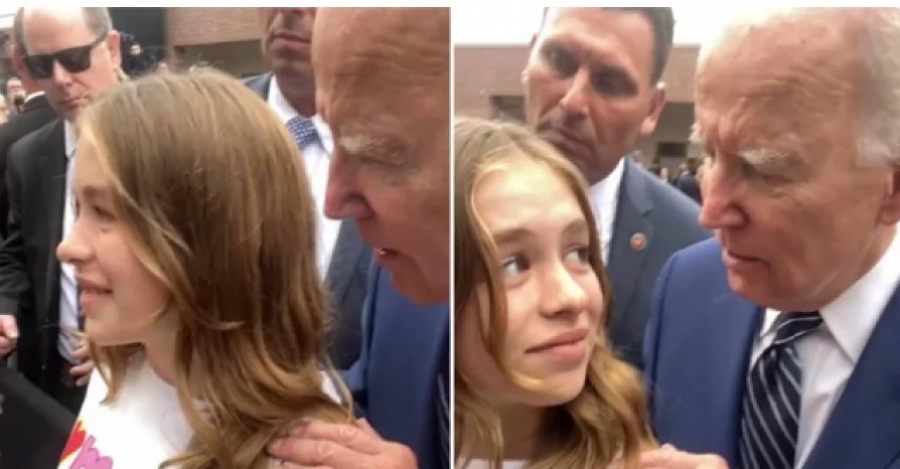 Biden’dan genç kıza tuhaf söylem