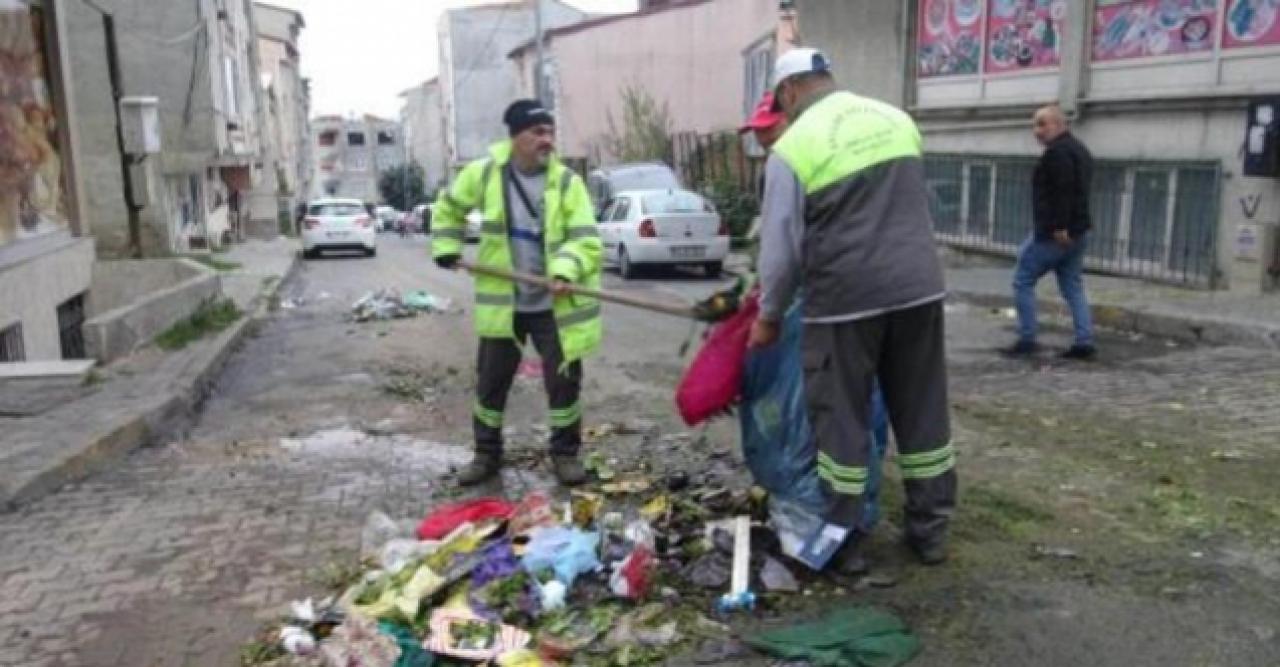 Avcılar'da çöplerin toplanmasında aksaklık