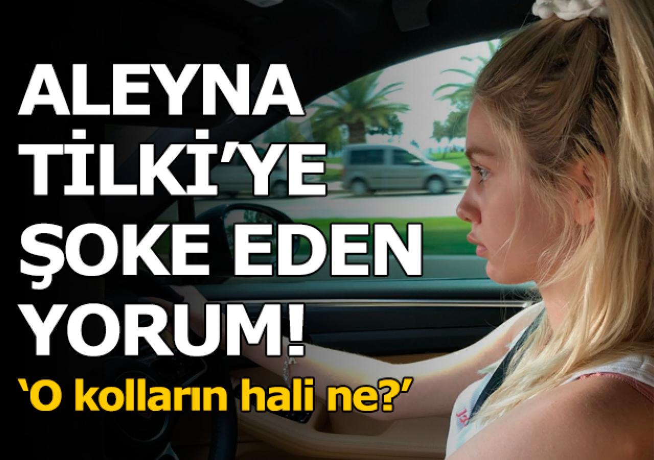 Aleyna Tilki'ye kol tüyü tepkisi!