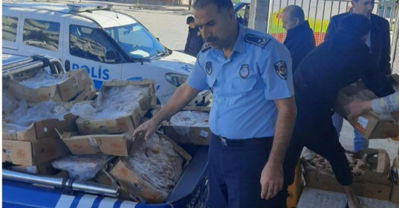 Şanlıurfa'da 1 ton bozuk tavuk eti ele geçirildi