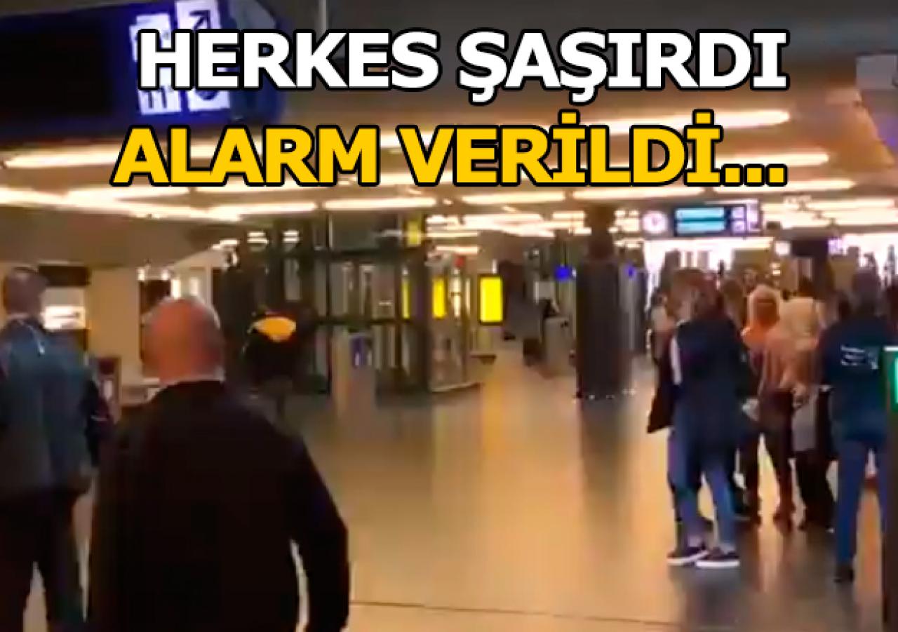 Amsterdam'da alarm verildi! Bıçaklı saldırgan yakalandı