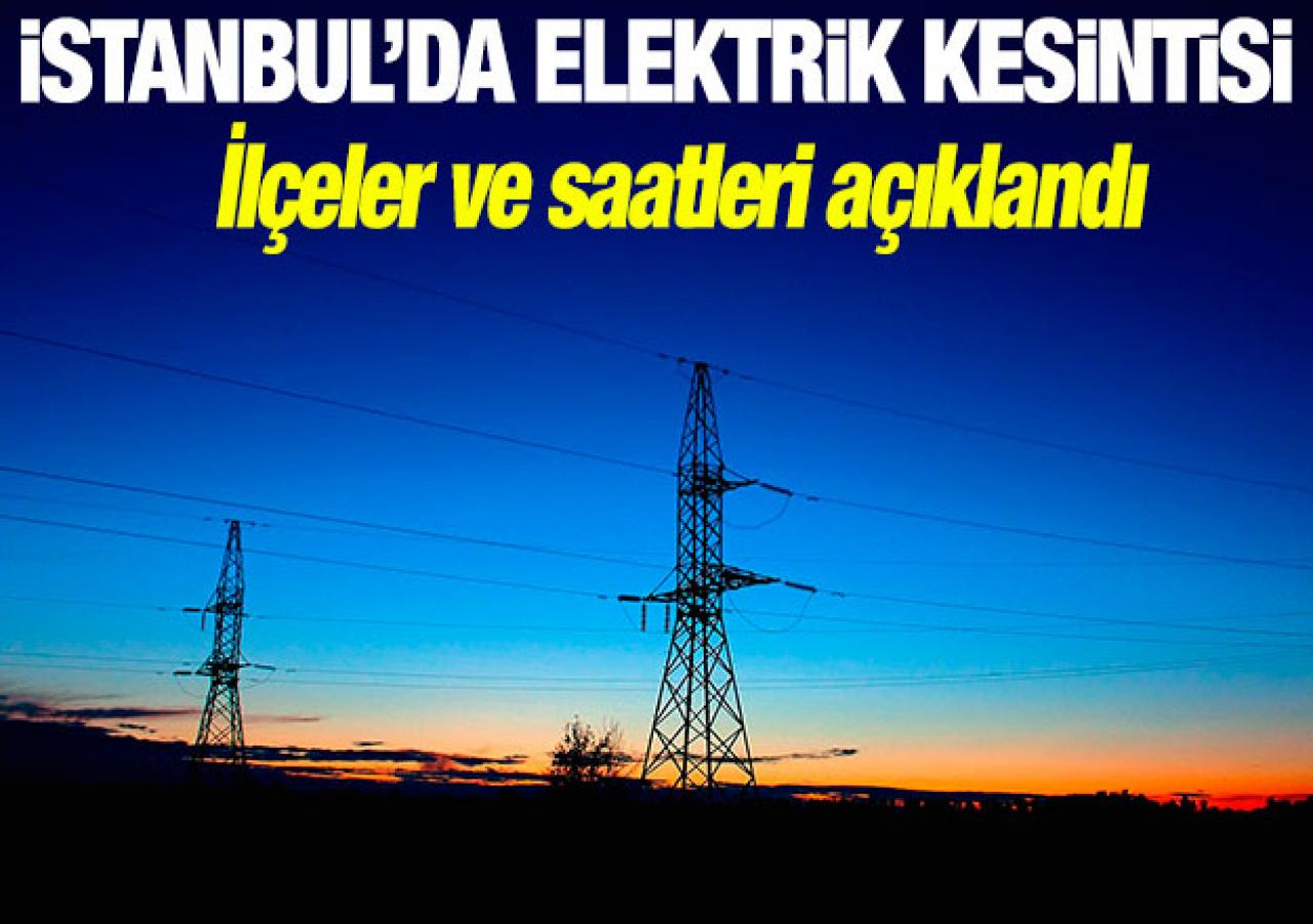 İstanbul'un çeşitli ilçelerinde elektrik kesintidi - 21 Aralık Perşembe elektrik ne zaman gelecek