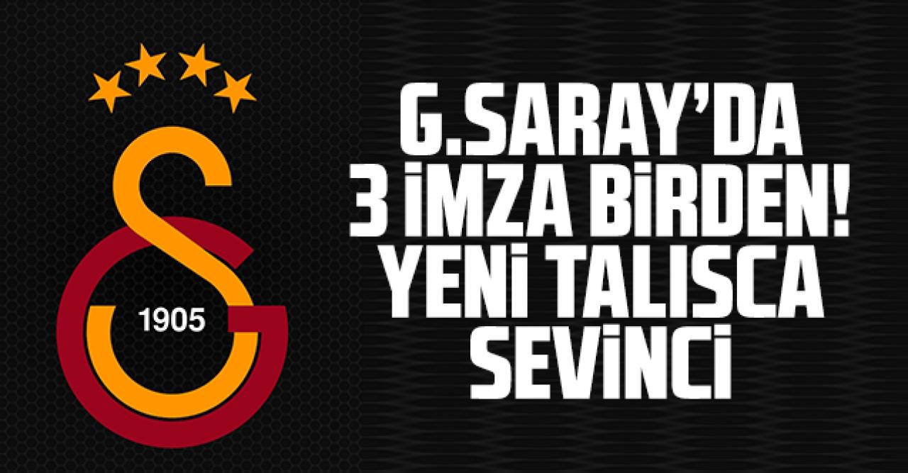 Galatasaray'da 3 imza birden! Yeni Talisca sevinci