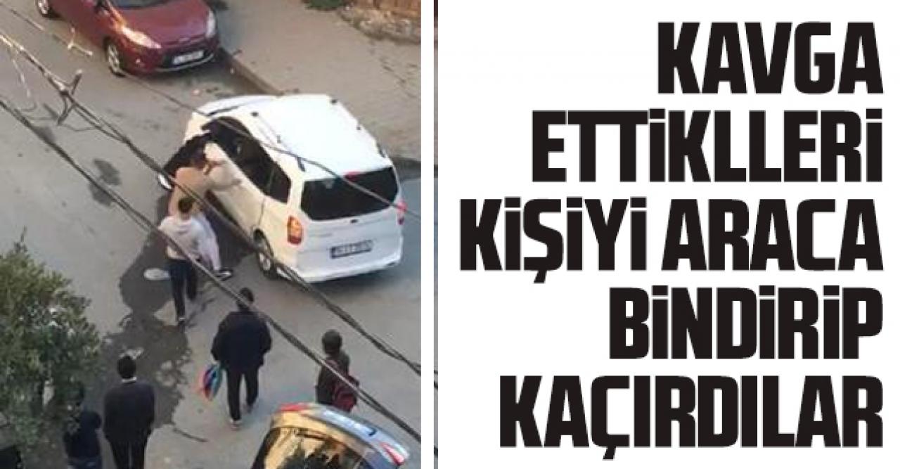 Sultangazi'de kavga ettikleri kişiyi zorla araca bindirip kaçırmaya çalıştılar