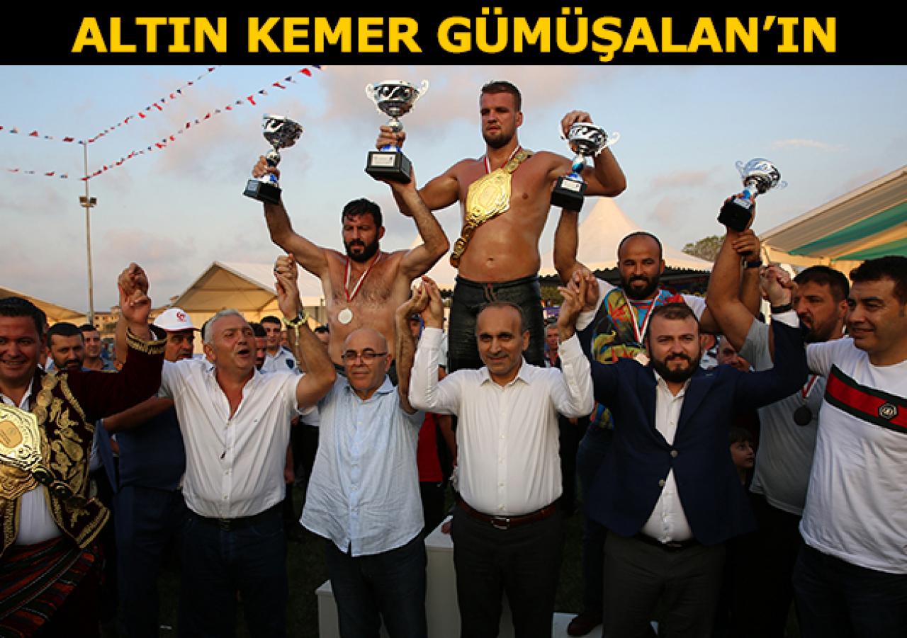 Altın kemer Gümüşalan’ın