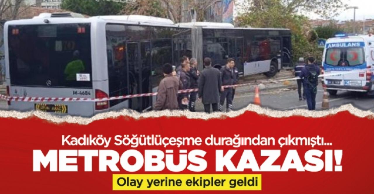 Kadıköy'de metrobüs kazası