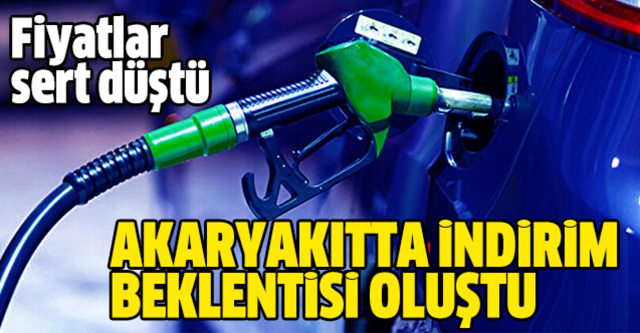 Petrol fiyatlarındaki sert düşüş, akaryakıtta indirim beklentisini de beraberinde getirdi