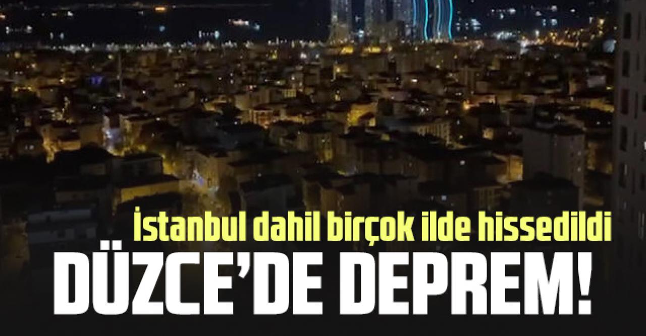 Düzce'de 5.9 şiddetinde deprem! İstanbul dahil birçok ilde hissedildi