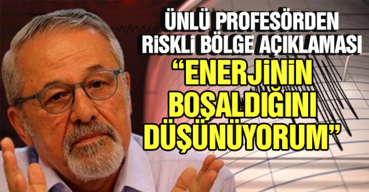 Prof. Dr. Naci Görür, Düzce'deki depremin ardından riskli bölgeyi açıkladı