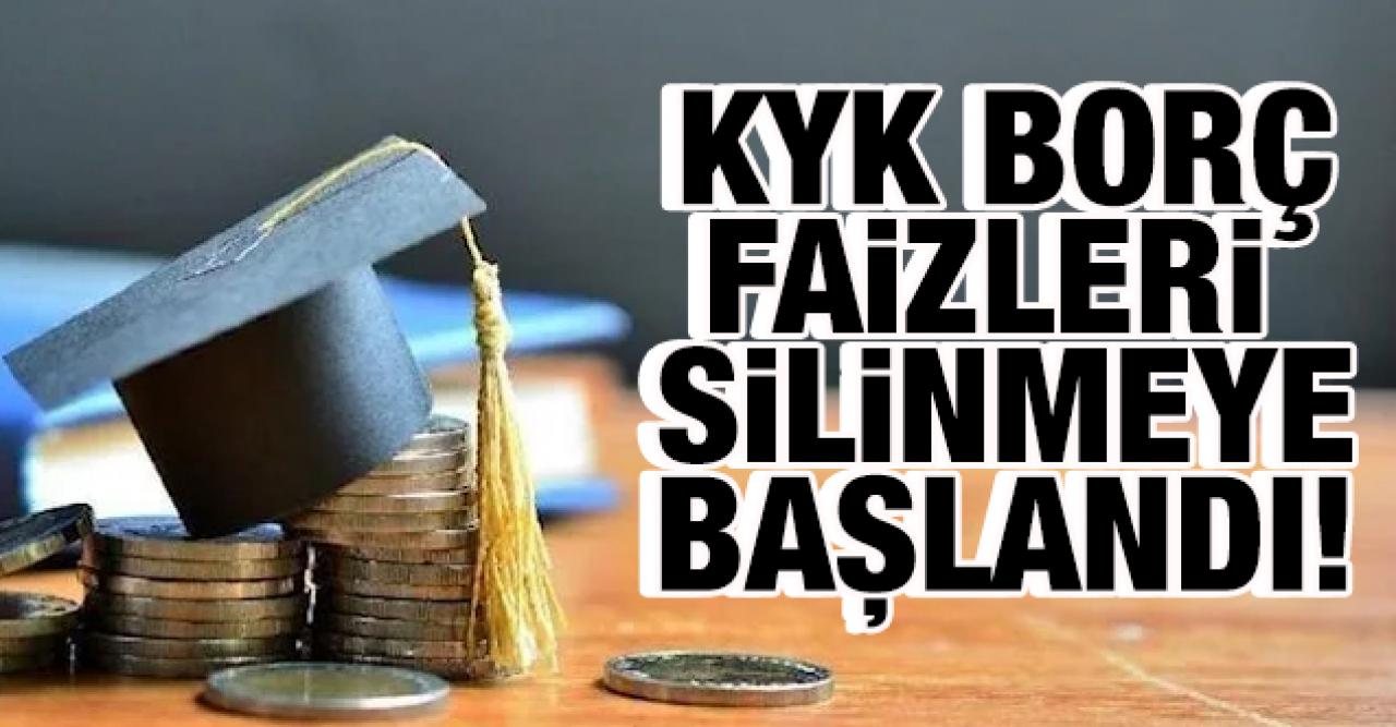 KYK borç faizleri silinmeye başladı