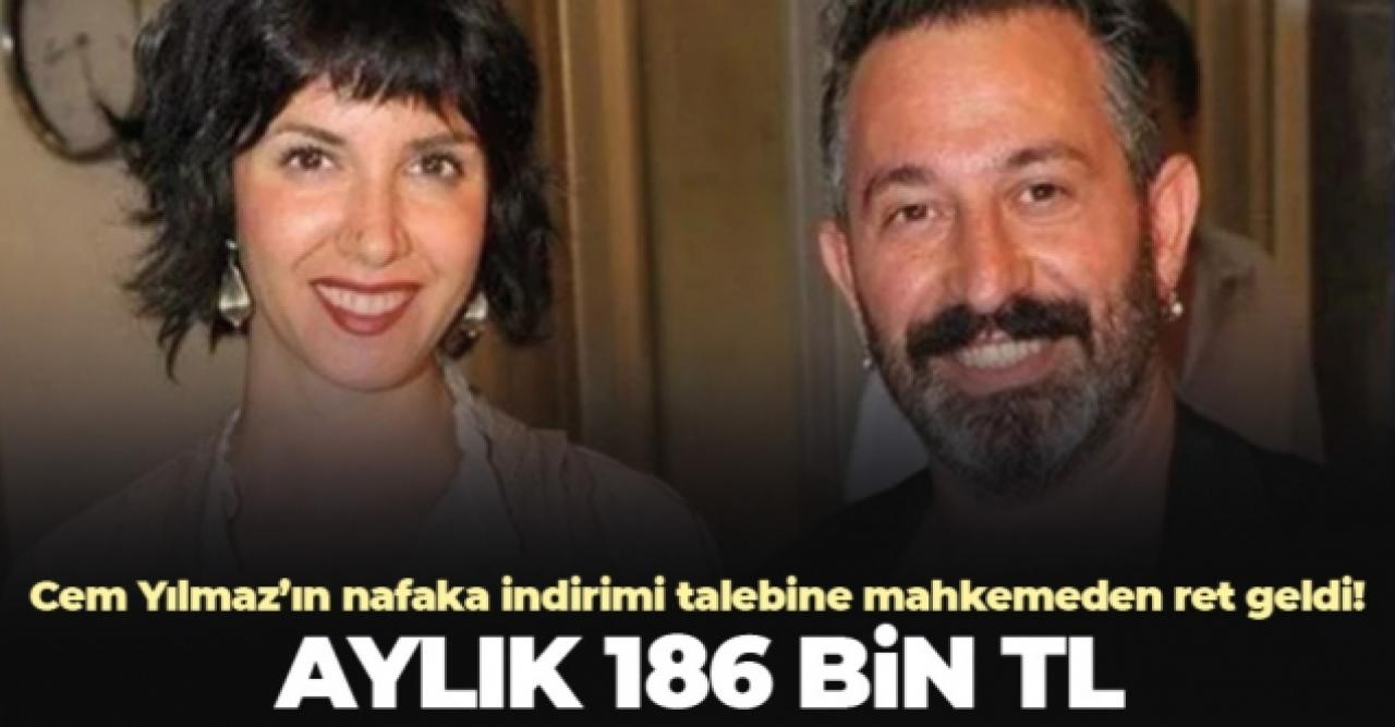 Cem Yılmaz 20 ay evli kaldığı eski eşi Ahu Yağtu'ya aylık 186 bin TL nafaka ödemeye devam edecek