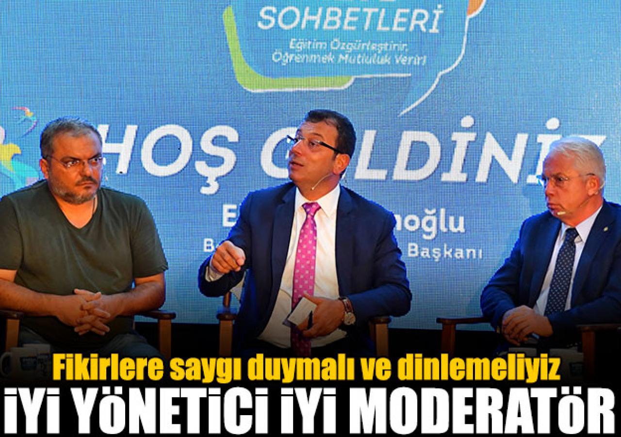 İyi yönetici iyi moderatör