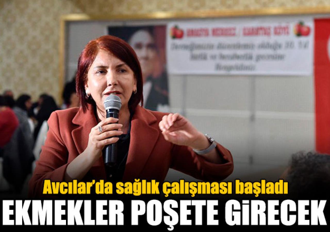 Ekmekler poşete girecek