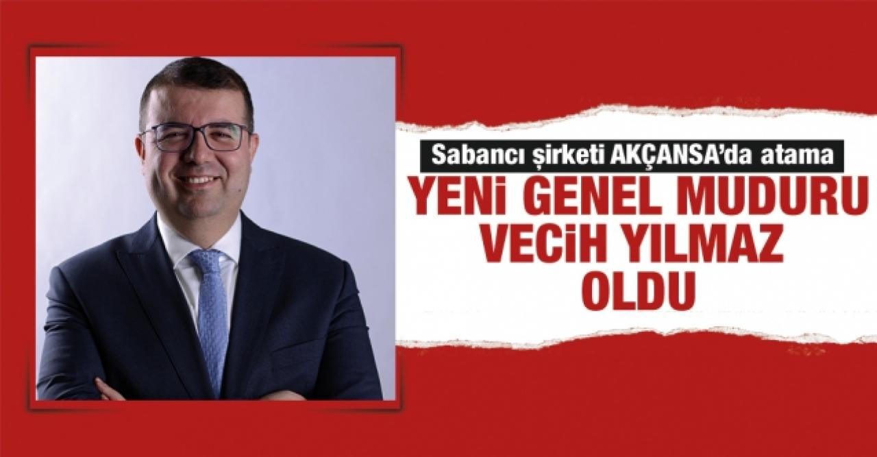 Akçansa Genel Müdürlüğüne Vecih Yılmaz atandı