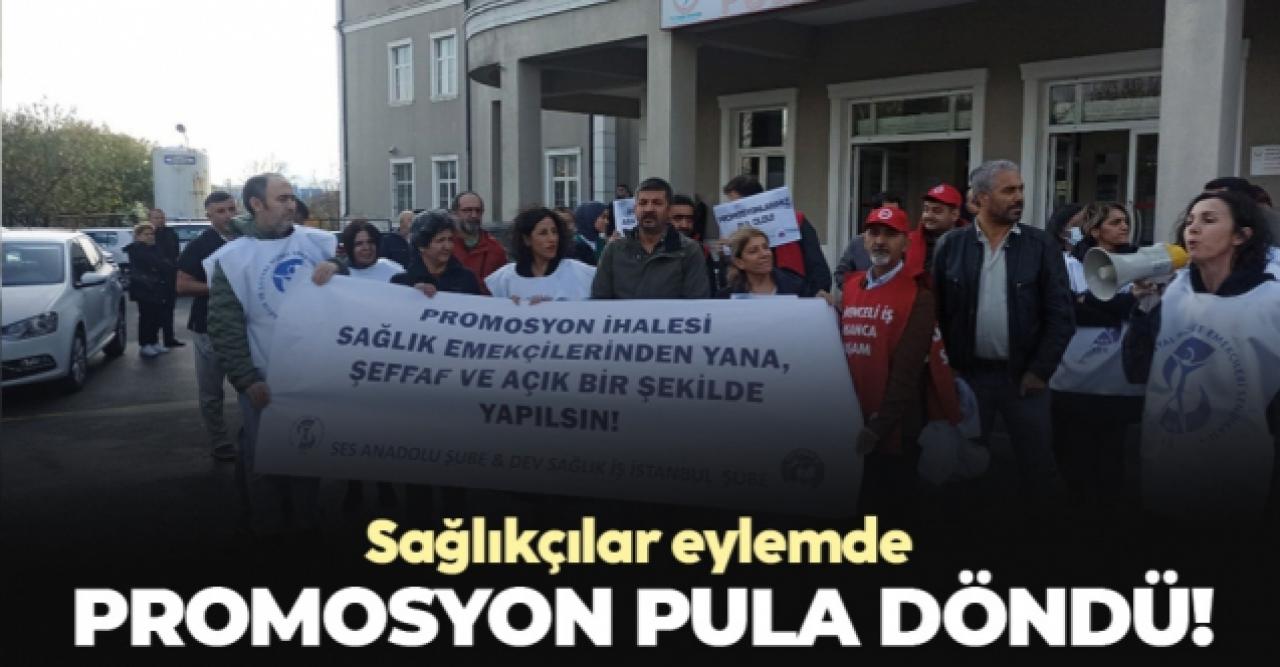 Sağlıkçıların promosyonu pula döndü!