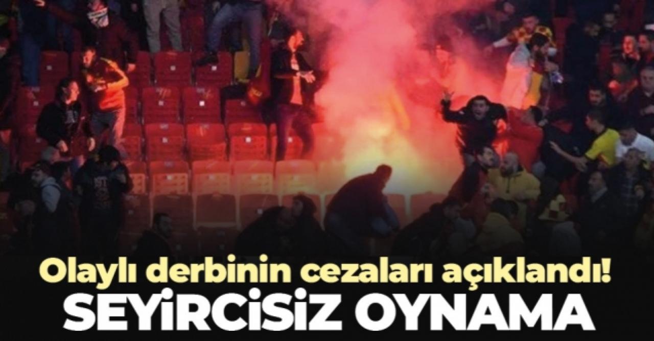 Göztepe Altay derbisinin cezası belli oldu