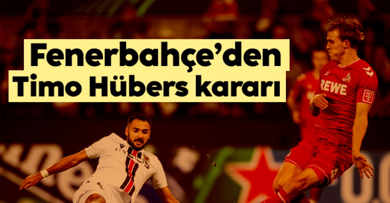 Fenerbahçe'den Timo Hübers kararı! Görüşmelerin tarihi belli oldu