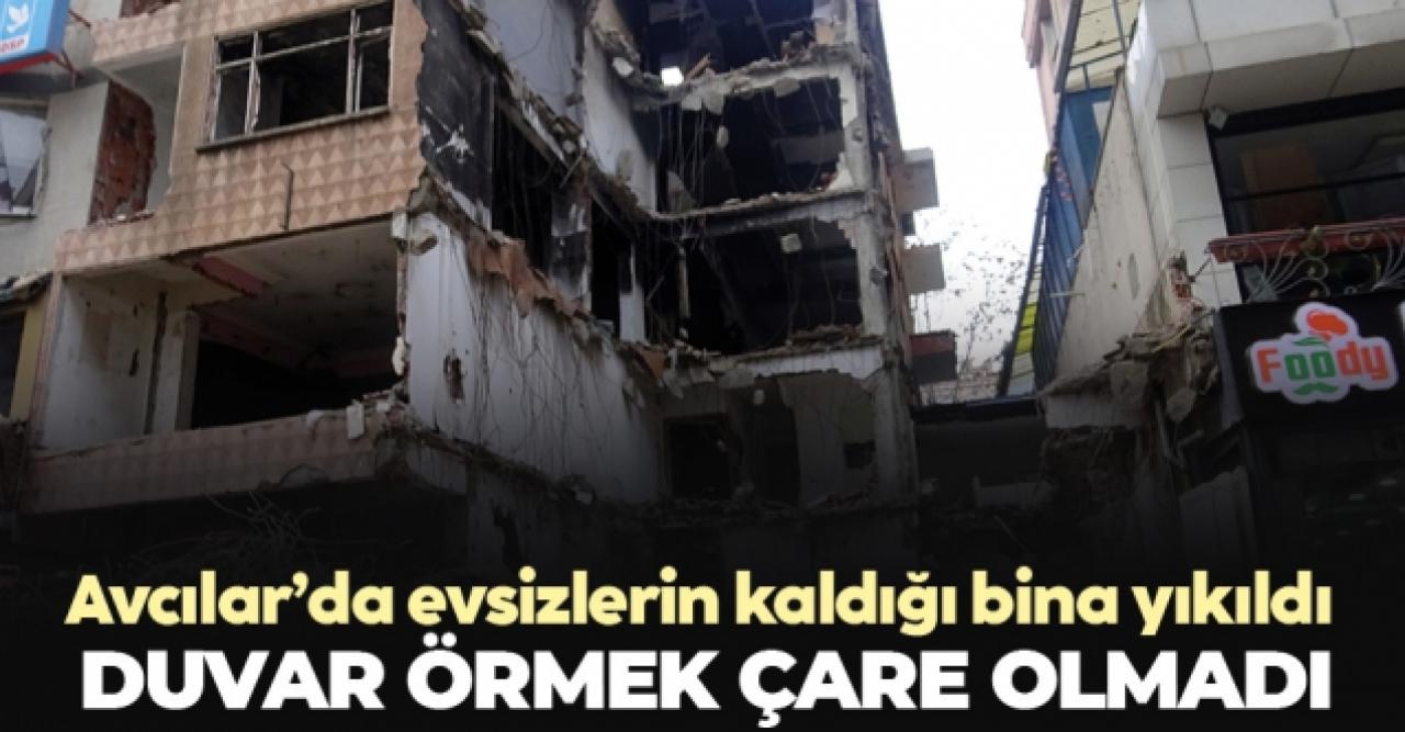 Avcılar'da duvarlı önlem çare olmadı!