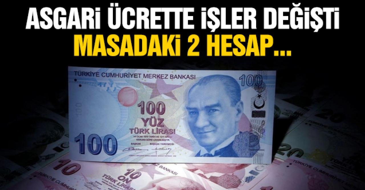 Asgari ücret pazarlıklarında işler değişti! İşte masadaki 2 hesap