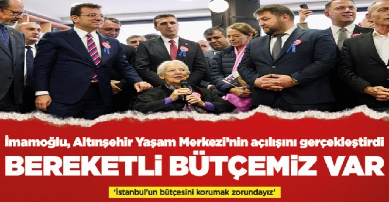 Ekrem İmamoğlu: Bereketli bir bütçemiz var