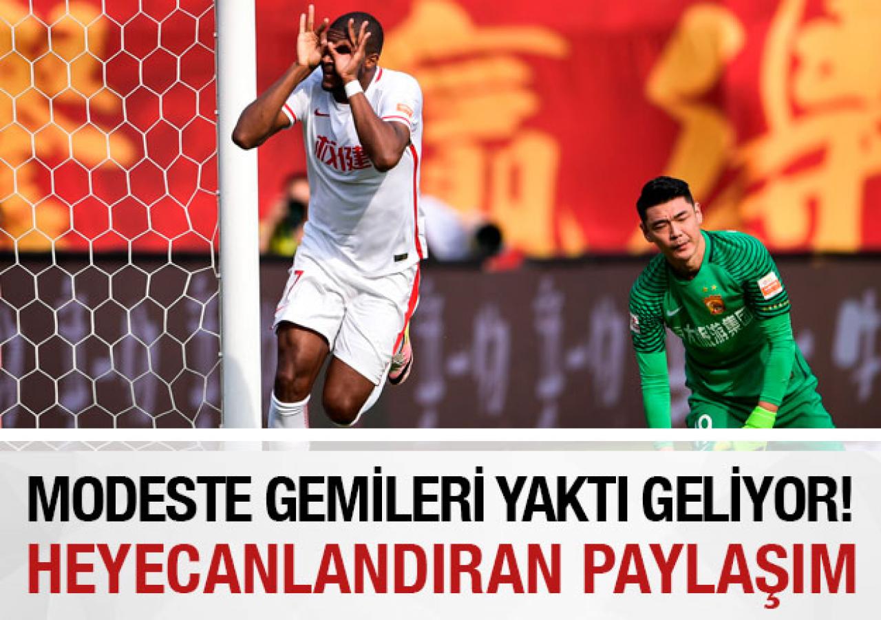 Anthony Modeste'den transfer açıklaması gibi paylaşım