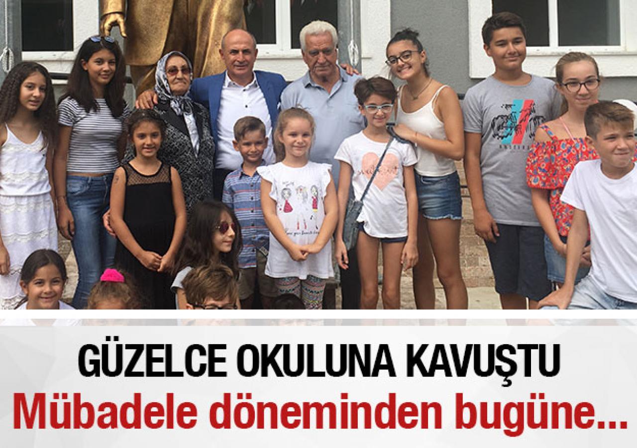 Güzelce yeni okuluna kavuştu