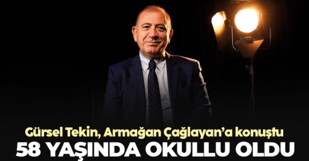 Gürsel Tekin 58 yaşında okullu oldu