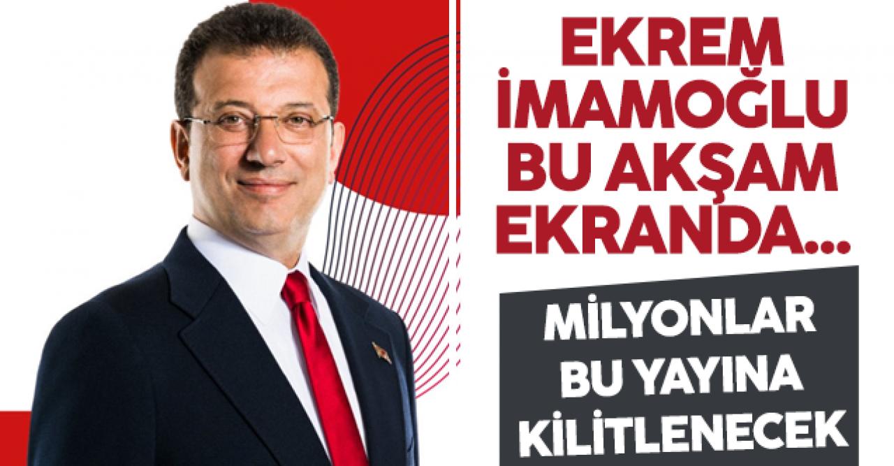 Ekrem İmamoğlu TV100'de! Az Önce Konuştum 13 Aralık Salı Canlı İzle