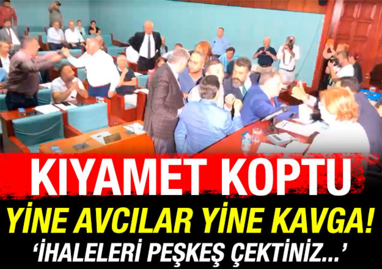 Avcılar Belediye Meclisi'nde kıyamet koptu!