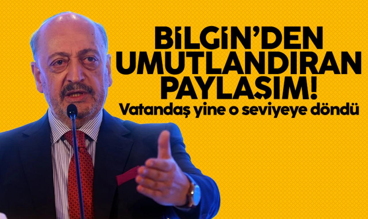 Bakan Vedat Bilgin'den herkesi umutlandıran paylaşım! Asgari ücret 9 bin lira mı olacak?