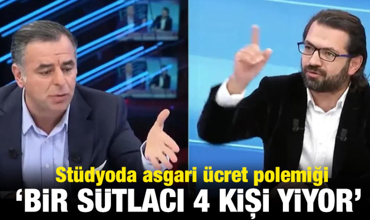 Barış Yarkadaş ile Hacı Yakışıklı arasında asgari ücret polemiği; "Bir sütlacı 4 kişi yiyor"