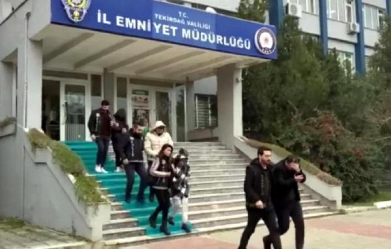 Tekirdağ'da sokak satıcılarına uyuşturucu temin eden 20 kişi tutuklandı