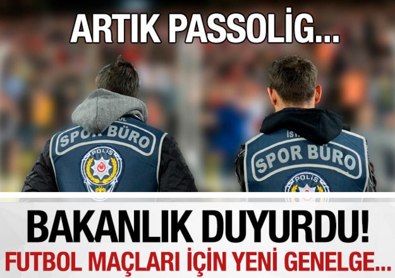 İçişleri Bakanlığı'ndan futbol müsabakaları için genelge