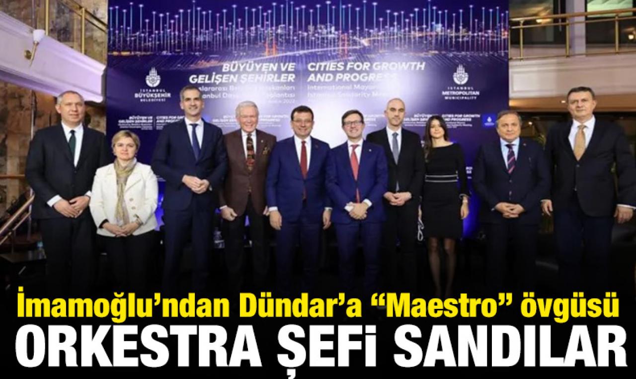 Ekrem İmamoğlu, Uğur Dündar'a "Maestro" dedi; Orkestra şefi sandılar!