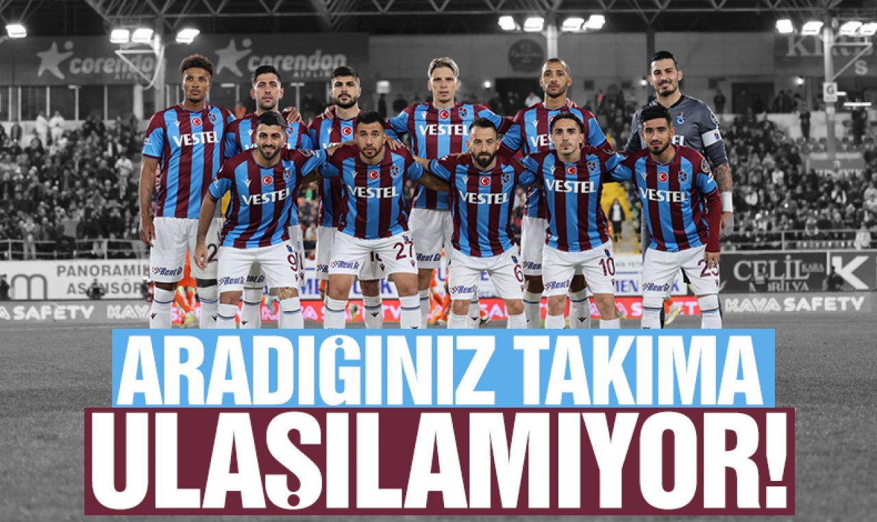 Aradığınız takıma ulaşılamıyor!