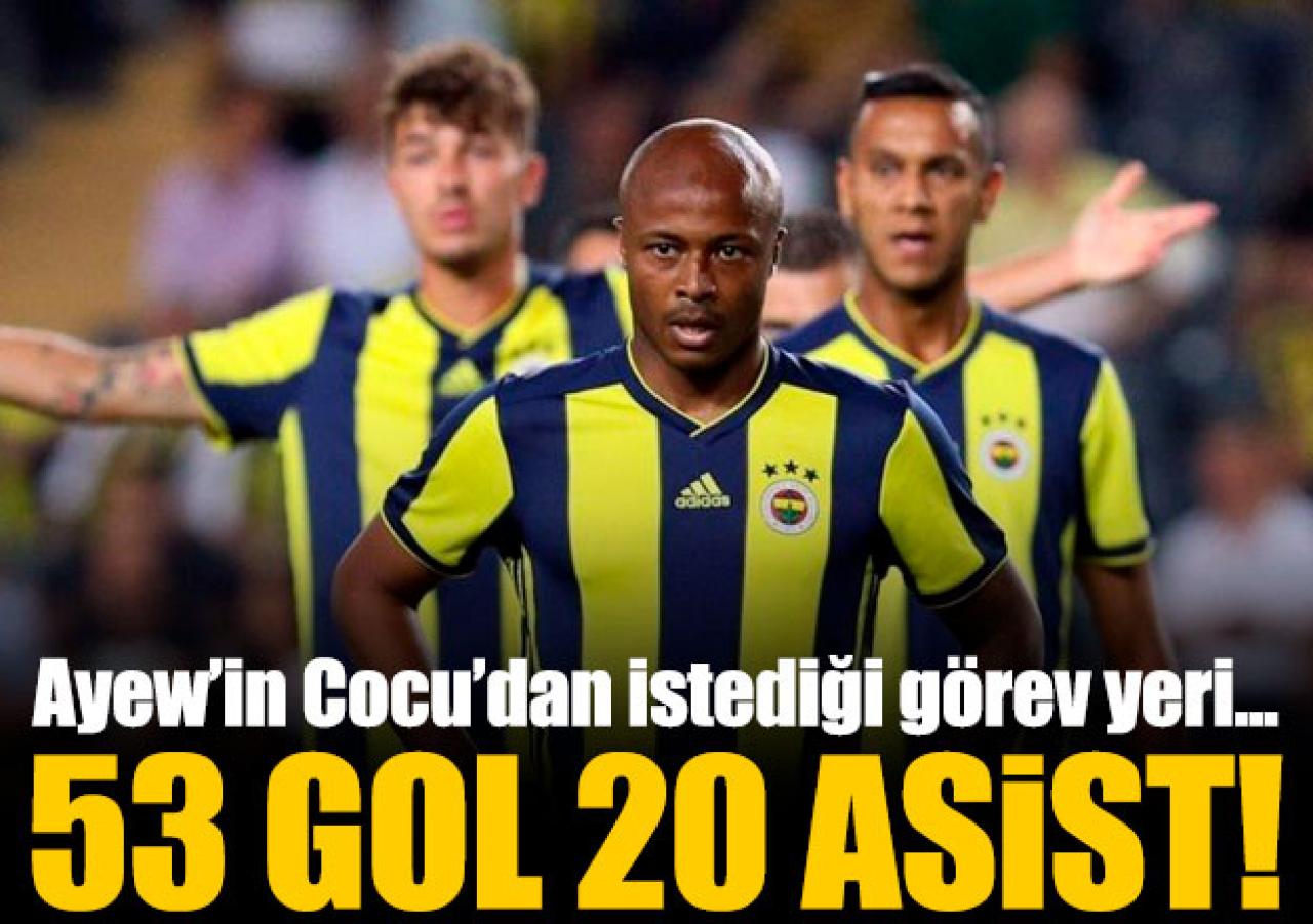 Ayew'den sol kanat isteği