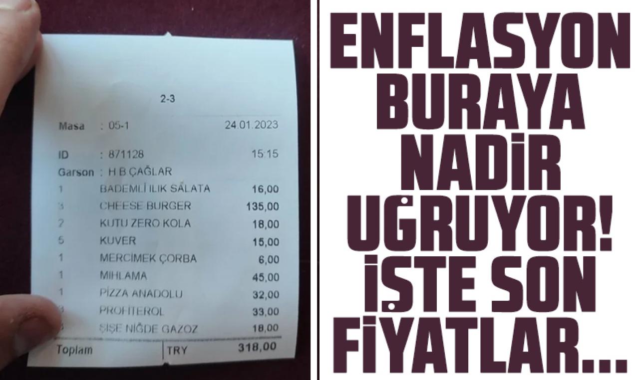 TBMM lokantasındaki fiyatlar şoke etti! Enflasyon buraya nadir uğruyor!