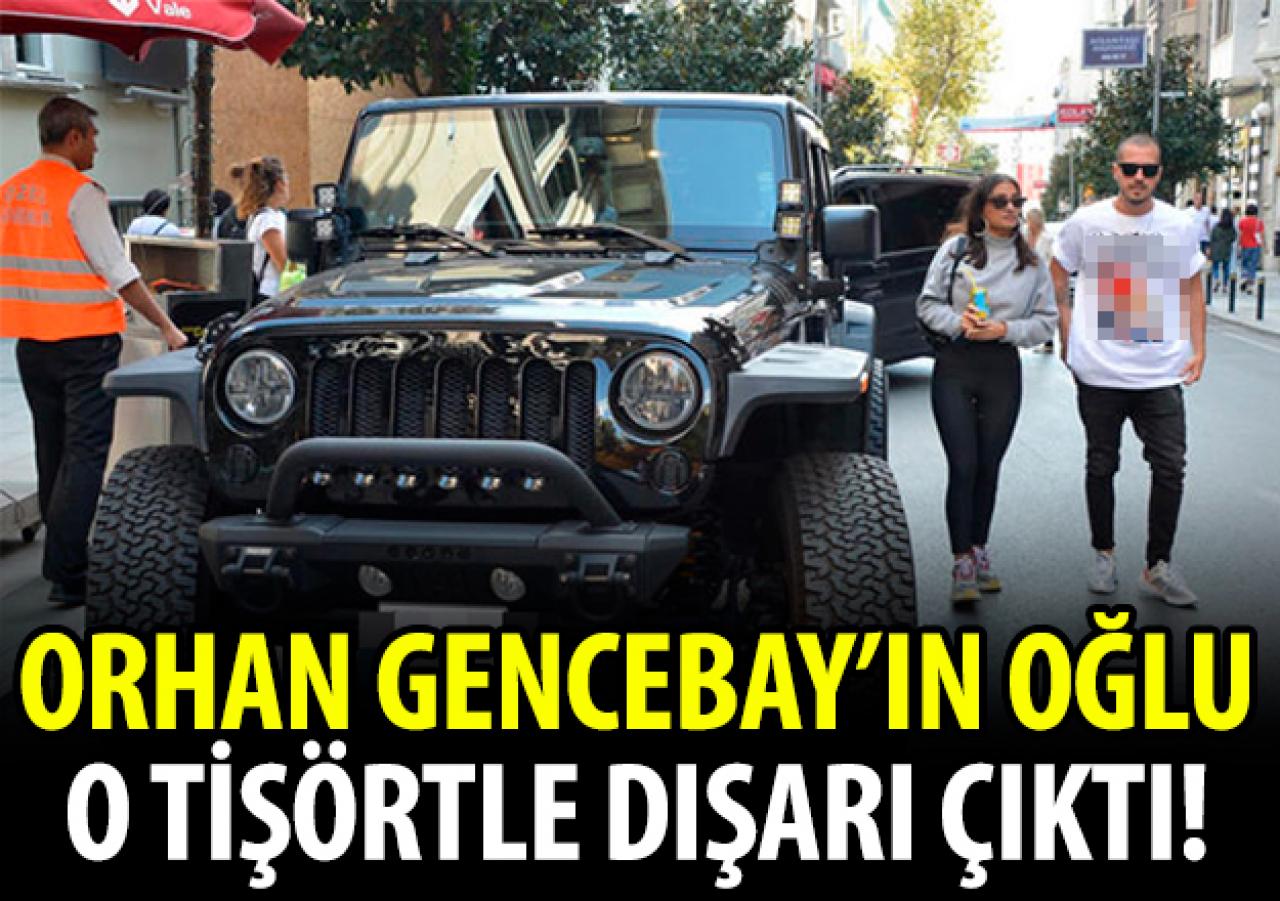 Orhan Gencebay'ın oğlundan dikkat çeken tişört