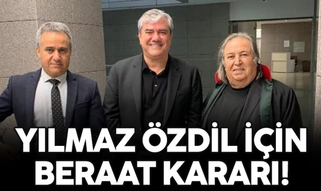 Yılmaz Özdil hakkında beraat kararı