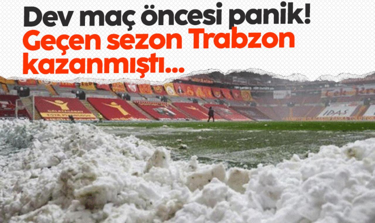 Galatasaray - Trabzonspor maçı öncesi panik! Geçen sezon Trabzonspor kazanmıştı...