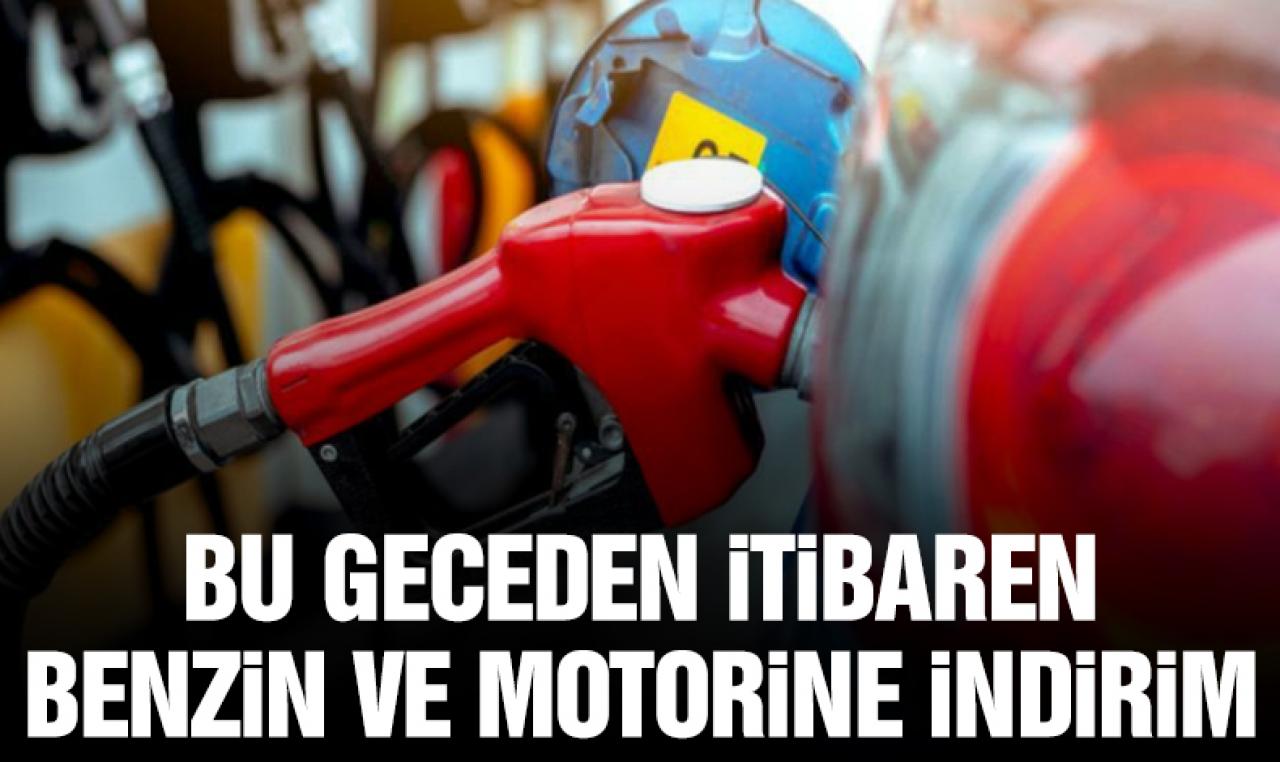 Benzin ve motorinde bu geceden itibaren indirim bekleniyor