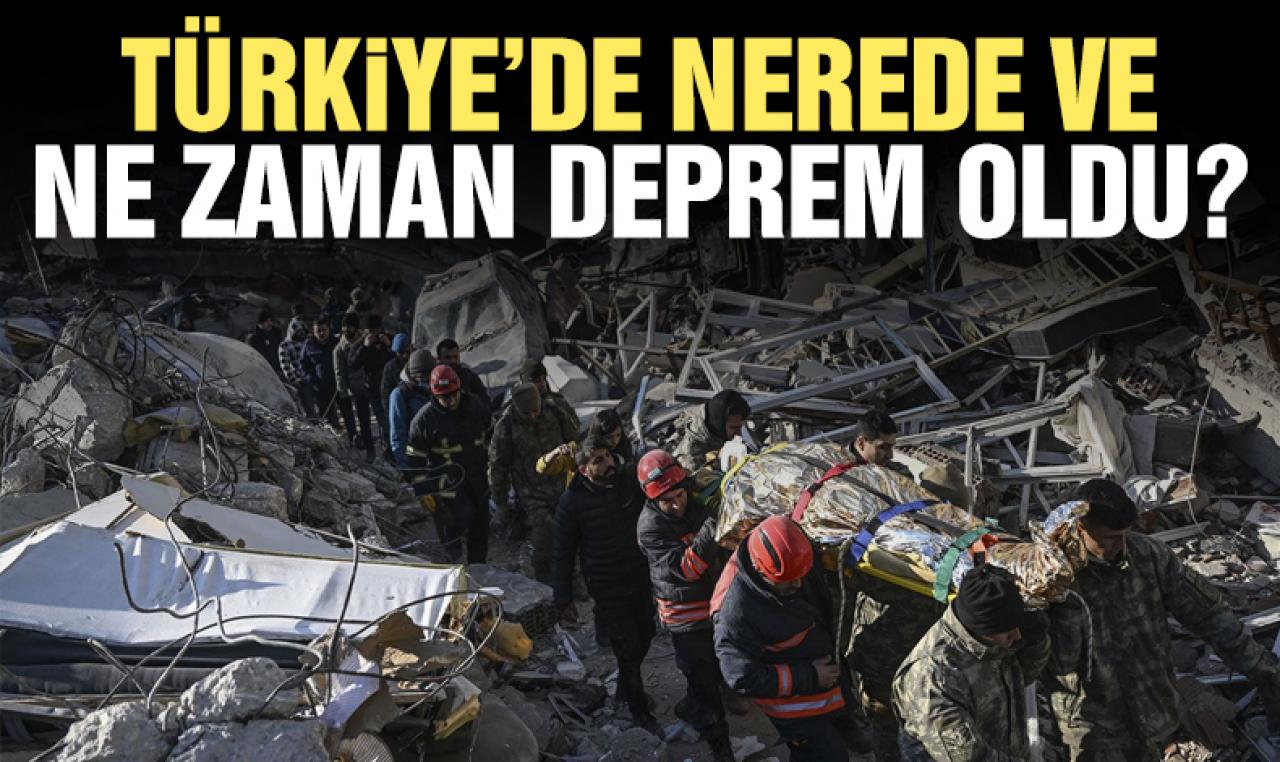 14 Şubat 2023 Salı Kahramanmaraş depremleri! En son nerede ve ne zaman deprem oldu?