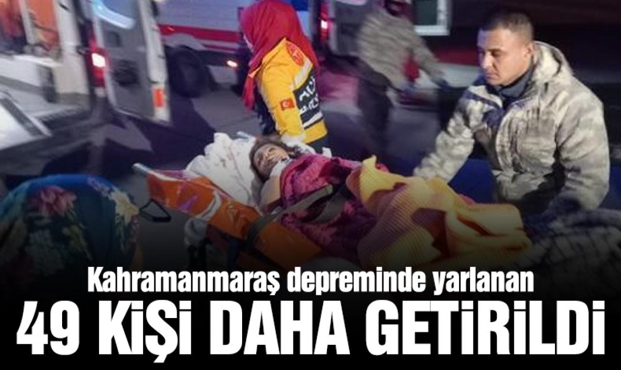 Depremde yaralanan 49 kişi askeri kargo uçağı ile İstanbul'a getirildi