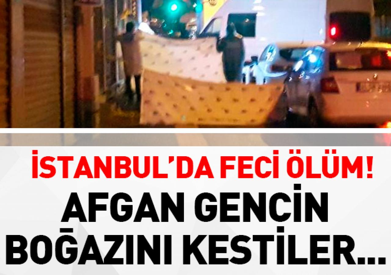 Zeytinburnu'nda çıkan tartışmada Afgan gencin boğazı kesildi!