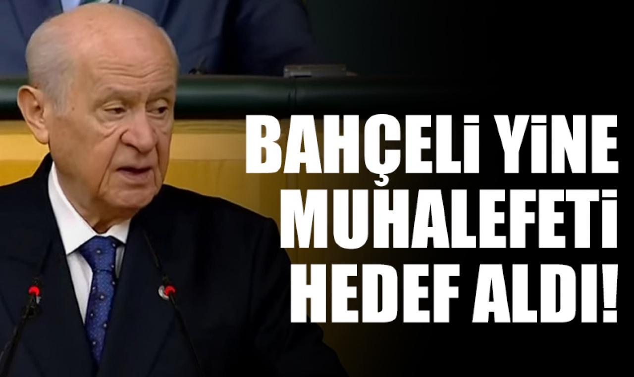 Bahçeli seçim mesajı verip muhalefeti hedef aldı: 'Sandığa gömerek...'