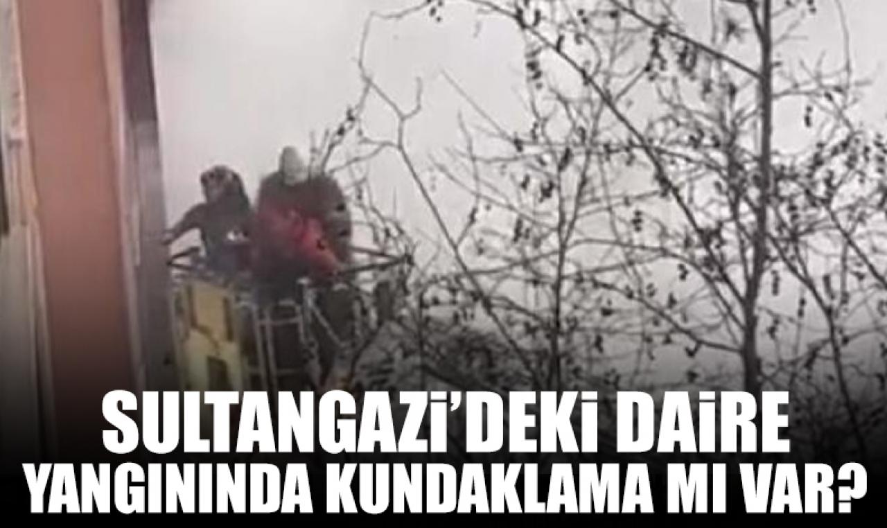 Sultangazi'de daire yangınında kundaklanma iddiası