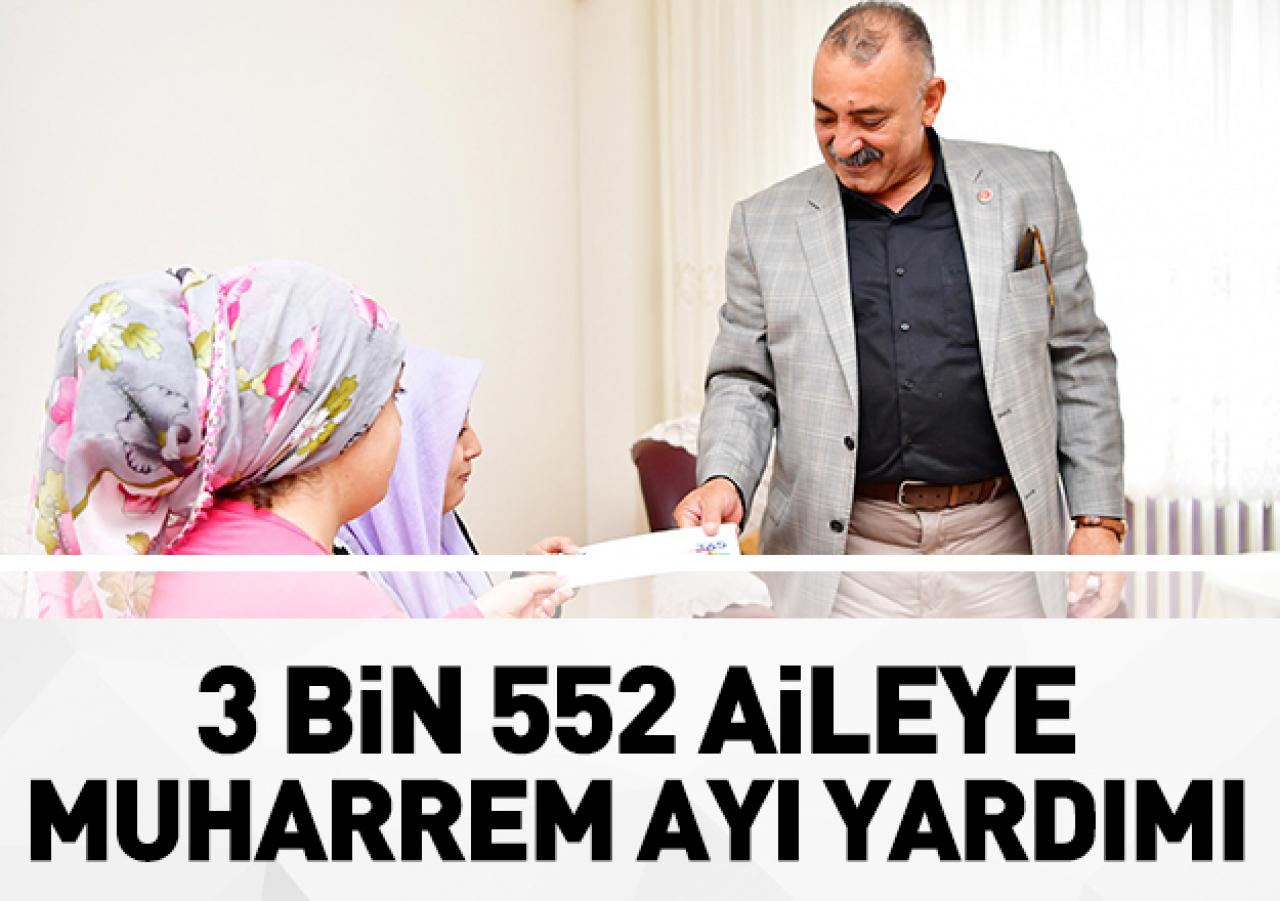 3 bin 552 aileye gıda yardımı