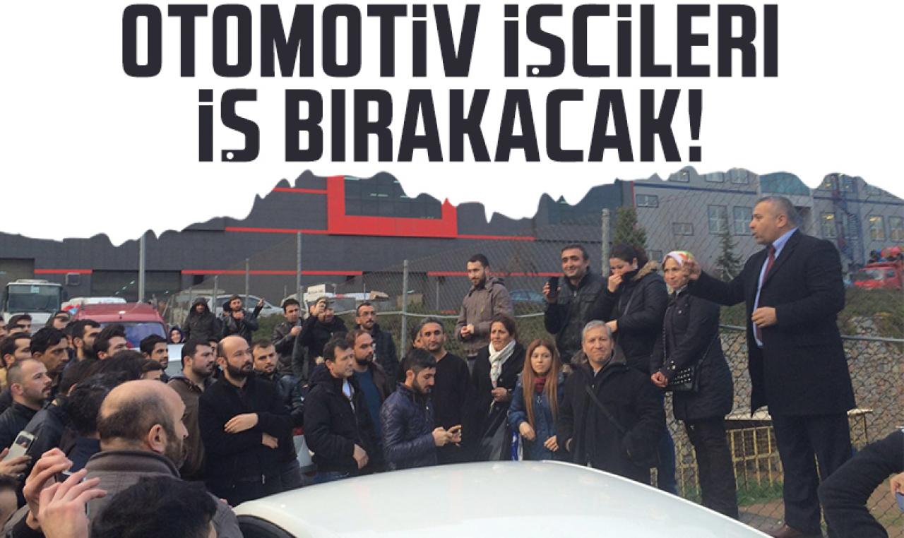 Otomotiv işçileri iş bırakacak