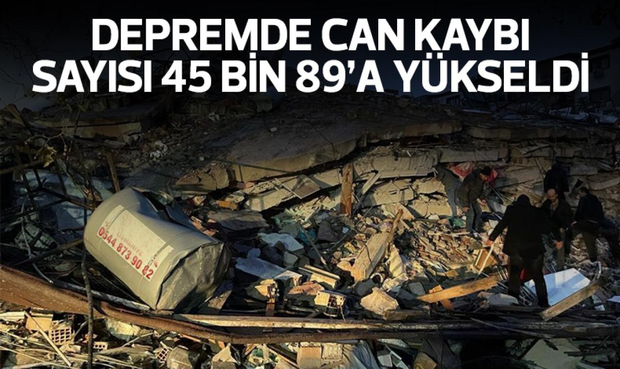 Asrın felaketinde can kaybı 45 bin 89