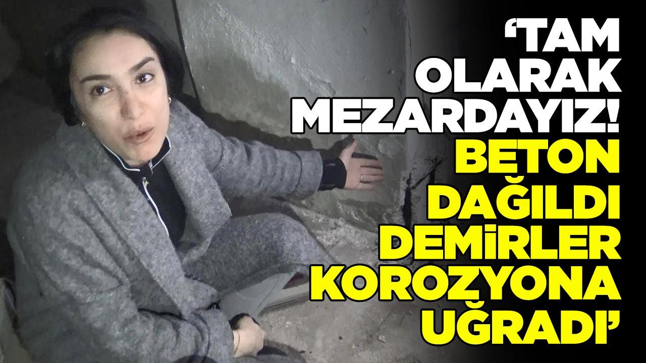 Tam olarak mezardayız!